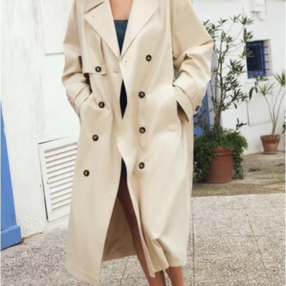 Classic Beige Trench Coat ZARA
